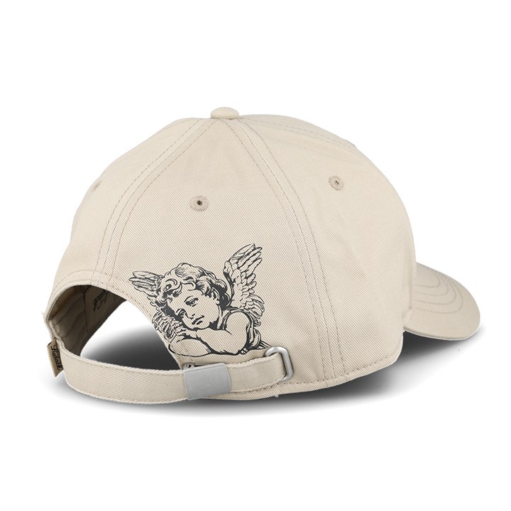 Beige cap achterkant