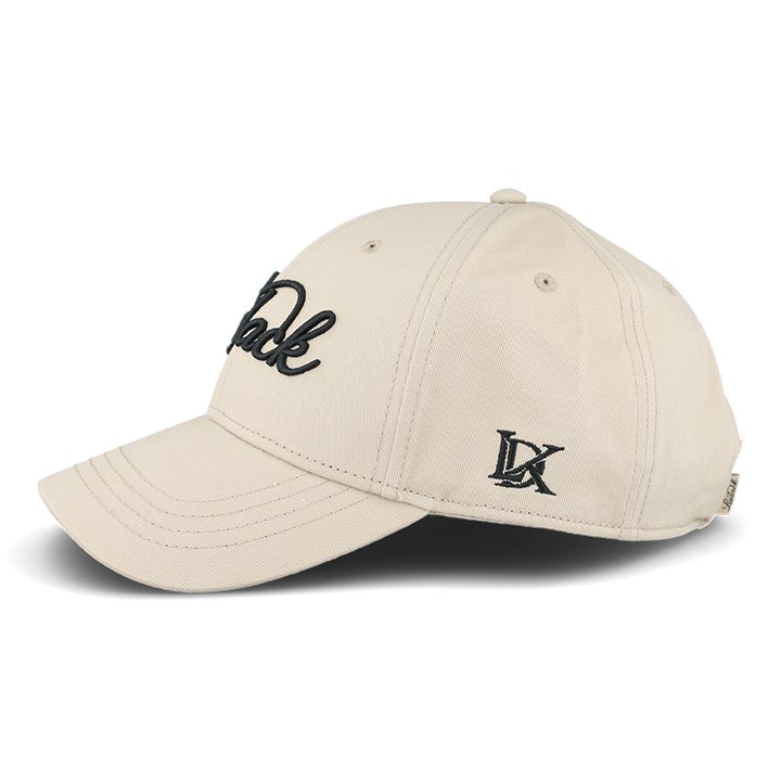 Beige cap zijkant